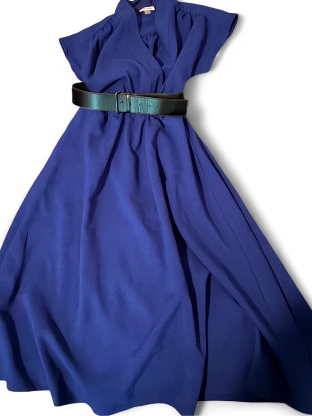 Calvin Klein Belted Midi Dress